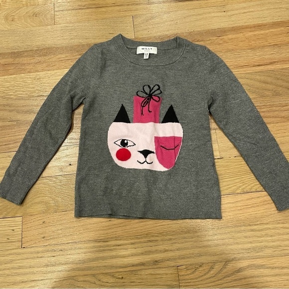 Milly Minis Cat Sweater - Picture 1 of 4